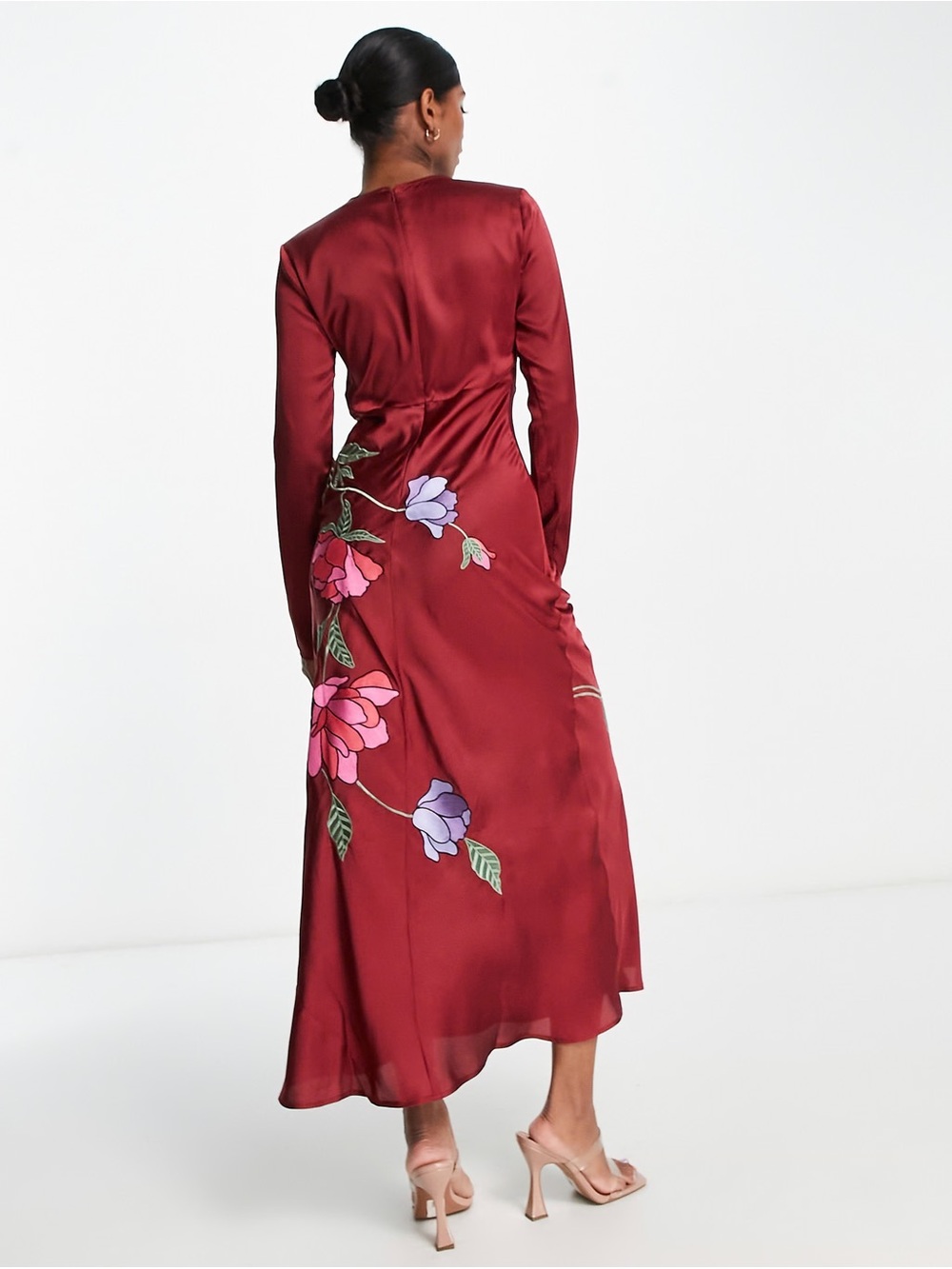 ASOS satin midi dress - Picture 2 of 7